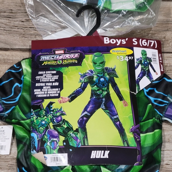 Hulk boys size Small 6-7 Halloween costume NWT - Picture 2 of 12